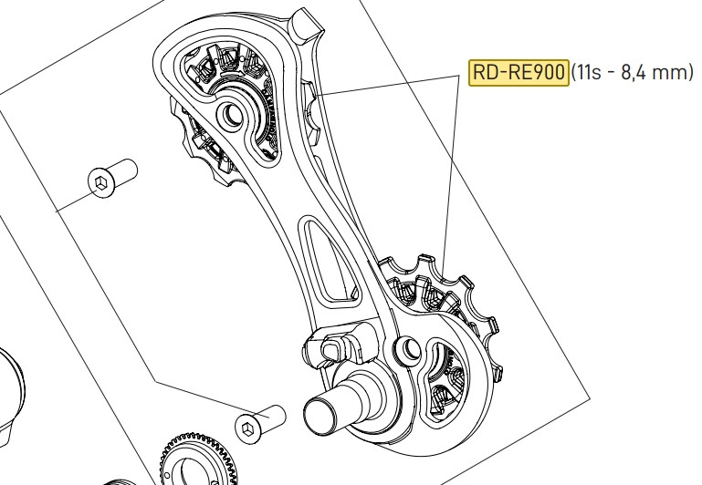 Kladky Campagnolo RE/CH 11s, 8,4 mm, kompozit