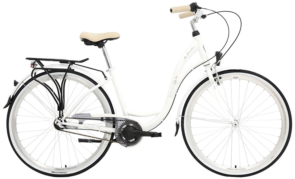 Městské kolo STORM Barcelona 28 3sp. 17 bílé