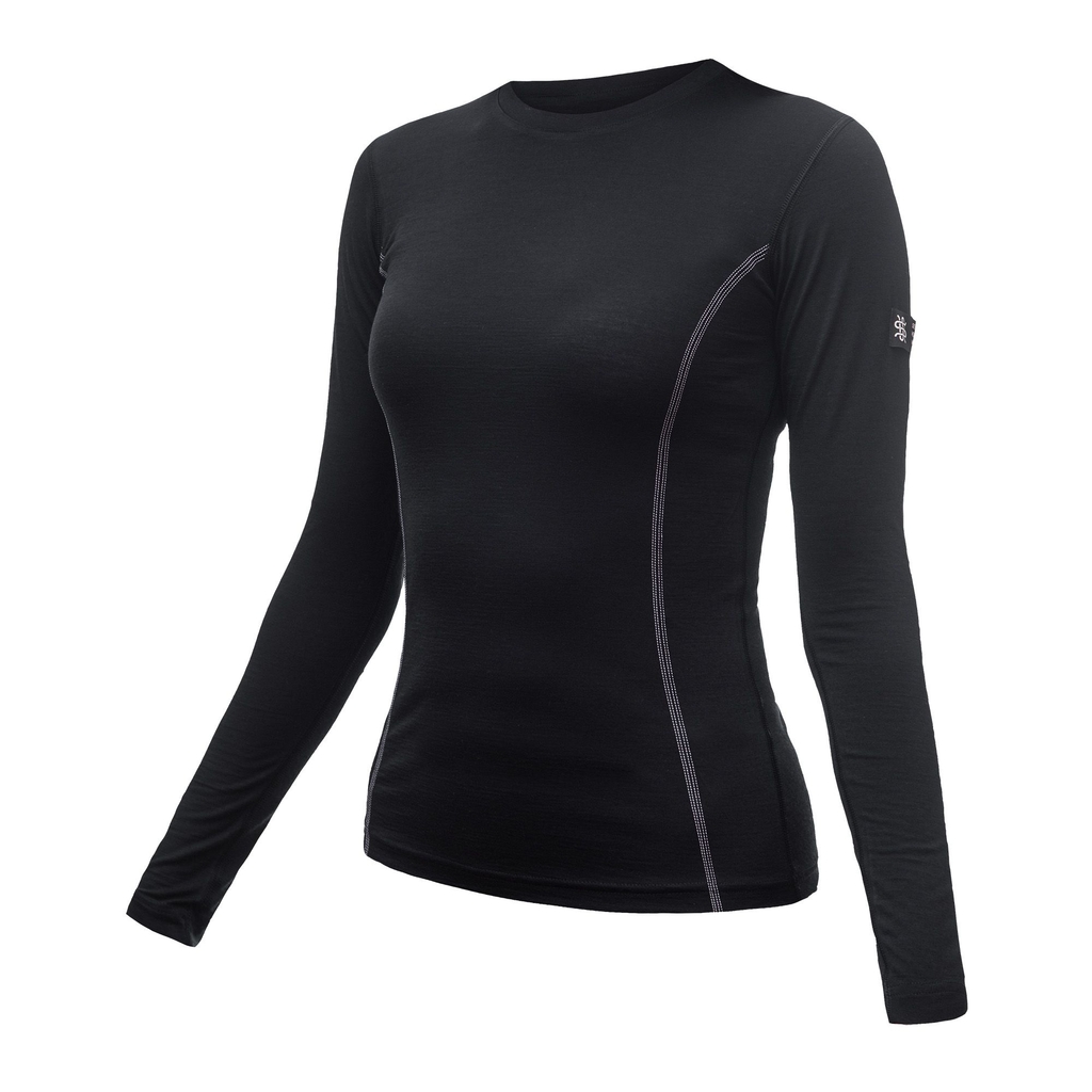 Dámské triko dl.rukáv SENSOR MERINO ACTIVE černá 
