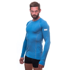Pánské triko dl.rukáv SENSOR MERINO ACTIVE modrá 