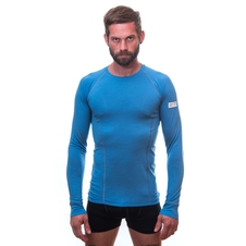 Pánské triko dl.rukáv SENSOR MERINO ACTIVE modrá 