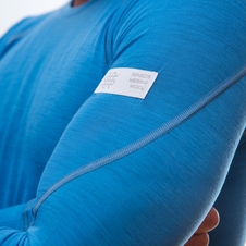 Pánské triko dl.rukáv SENSOR MERINO ACTIVE modrá 