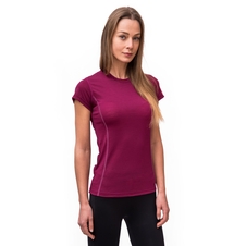 Dámské triko kr.rukáv SENSOR MERINO ACTIVE lilla 