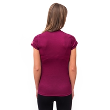 Dámské triko kr.rukáv SENSOR MERINO ACTIVE lilla 