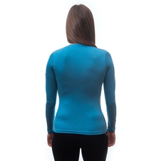 Dámské triko dl.rukáv SENSOR MERINO ACTIVE modrá 