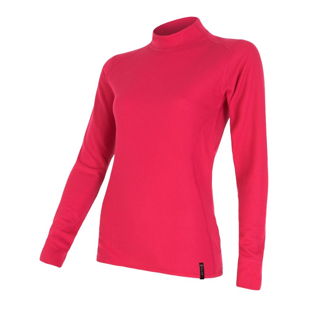 Dámské triko dl.rukáv SENSOR DOUBLE FACE magenta 