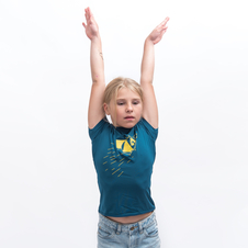 Dětské UV triko kr.rukáv SENSOR COOLMAX FRESH PT ZUPAMAN safír 