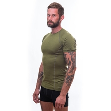 Pánské triko kr.rukáv SENSOR MERINO ACTIVE safari green 