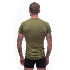 Pánské triko kr.rukáv SENSOR MERINO ACTIVE safari green 