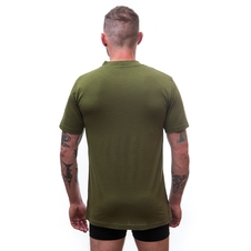 Pánské triko kr.rukáv SENSOR MERINO ACTIVE TRACK safari green 