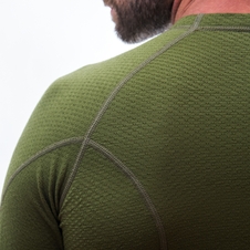 Pánské triko dl.rukáv SENSOR MERINO DF safari green 