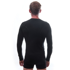 Pánské triko dl.rukáv SENSOR MERINO DF ADVENTURE černá 