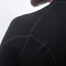 Pánské triko dl.rukáv SENSOR MERINO DF ADVENTURE černá 