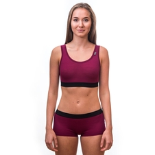 Dámské kalhotky s nohavičkou SENSOR MERINO ACTIVE lilla 