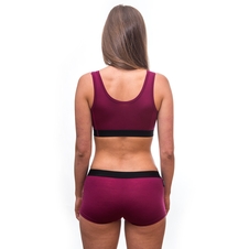 Dámské kalhotky s nohavičkou SENSOR MERINO ACTIVE lilla 