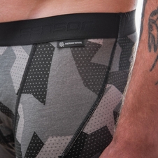 Pánské trenky SENSOR MERINO IMPRESS černá/camo 