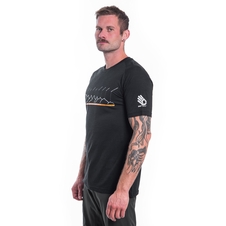 Pánské triko kr.rukáv SENSOR MERINO AIR RJ černá 