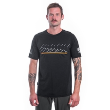 Pánské triko kr.rukáv SENSOR MERINO AIR RJ černá 