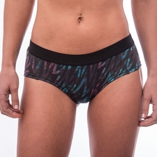 Dámské kalhotky SENSOR MERINO IMPRESS černá/stripes 