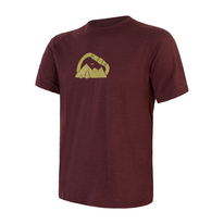 Pánské triko kr.rukáv SENSOR MERINO AIR SUMMIT port red 