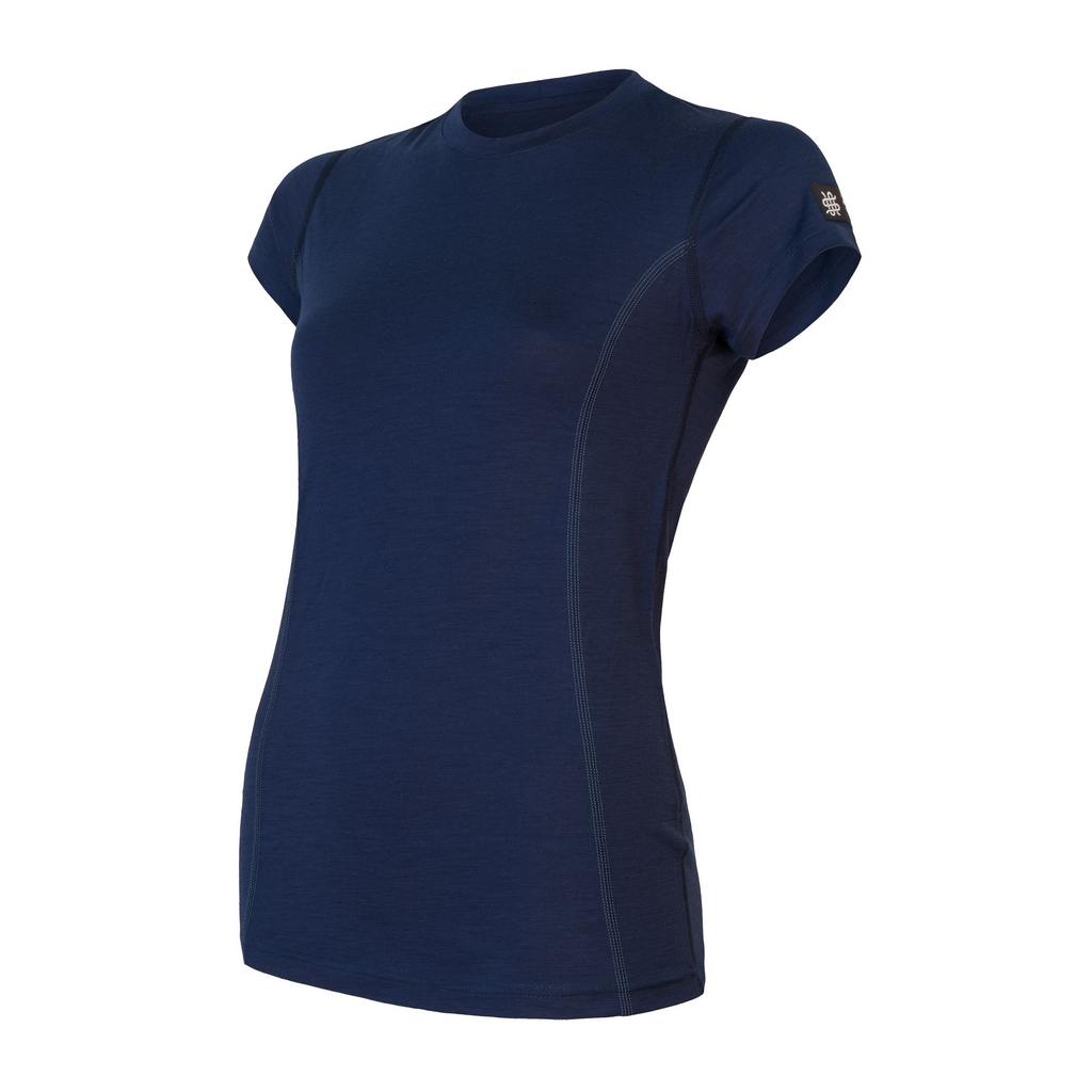 Dámské triko kr.rukáv SENSOR MERINO ACTIVE deep blue 