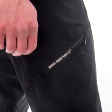 Pánské kalhoty s cyklovložkou krátké volné SENSOR HELIUM true black 