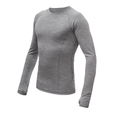 Pánské triko dl.rukáv SENSOR MERINO BOLD cool gray 