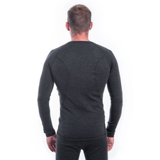 Pánské triko dl.rukáv SENSOR MERINO BOLD anthracite gray 