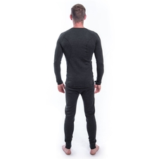 Pánské triko dl.rukáv SENSOR MERINO BOLD anthracite gray 