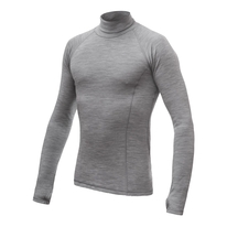 Pánské triko dl.rukáv roll neck SENSOR MERINO BOLD cool gray 