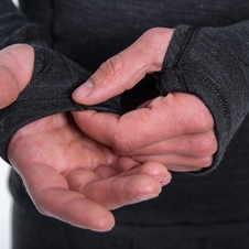 Pánské triko dl.rukáv roll neck SENSOR MERINO BOLD anthracite gray 