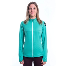 Dámská mikina celozip SENSOR COOLMAX THERMO sea green 