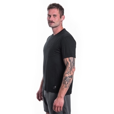 Pánské triko kr.rukáv SENSOR MERINO AIR traveller černá 