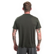Pánské triko kr.rukáv SENSOR MERINO AIR traveller olive green 