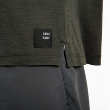 Pánské triko kr.rukáv SENSOR MERINO AIR traveller olive green 