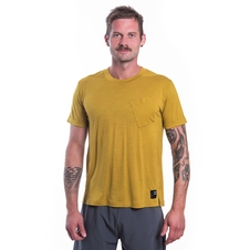 Pánské triko kr.rukáv SENSOR MERINO AIR traveller mustard 