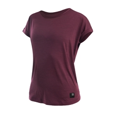 Dámské triko kr.rukáv SENSOR MERINO AIR traveller port red 