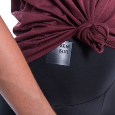 Dámské triko kr.rukáv SENSOR MERINO AIR traveller port red 