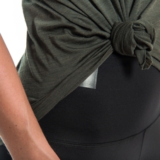 Dámské triko kr.rukáv SENSOR MERINO AIR traveller olive green 