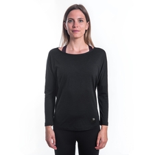 Dámské triko dl.rukáv SENSOR MERINO AIR traveller černá 