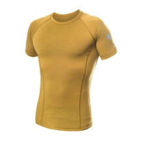 Pánské triko kr.rukáv SENSOR MERINO AIR mustard 