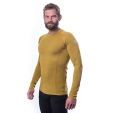 Pánské triko dl.rukáv SENSOR MERINO AIR mustard 