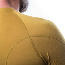 Pánské triko dl.rukáv SENSOR MERINO AIR mustard 