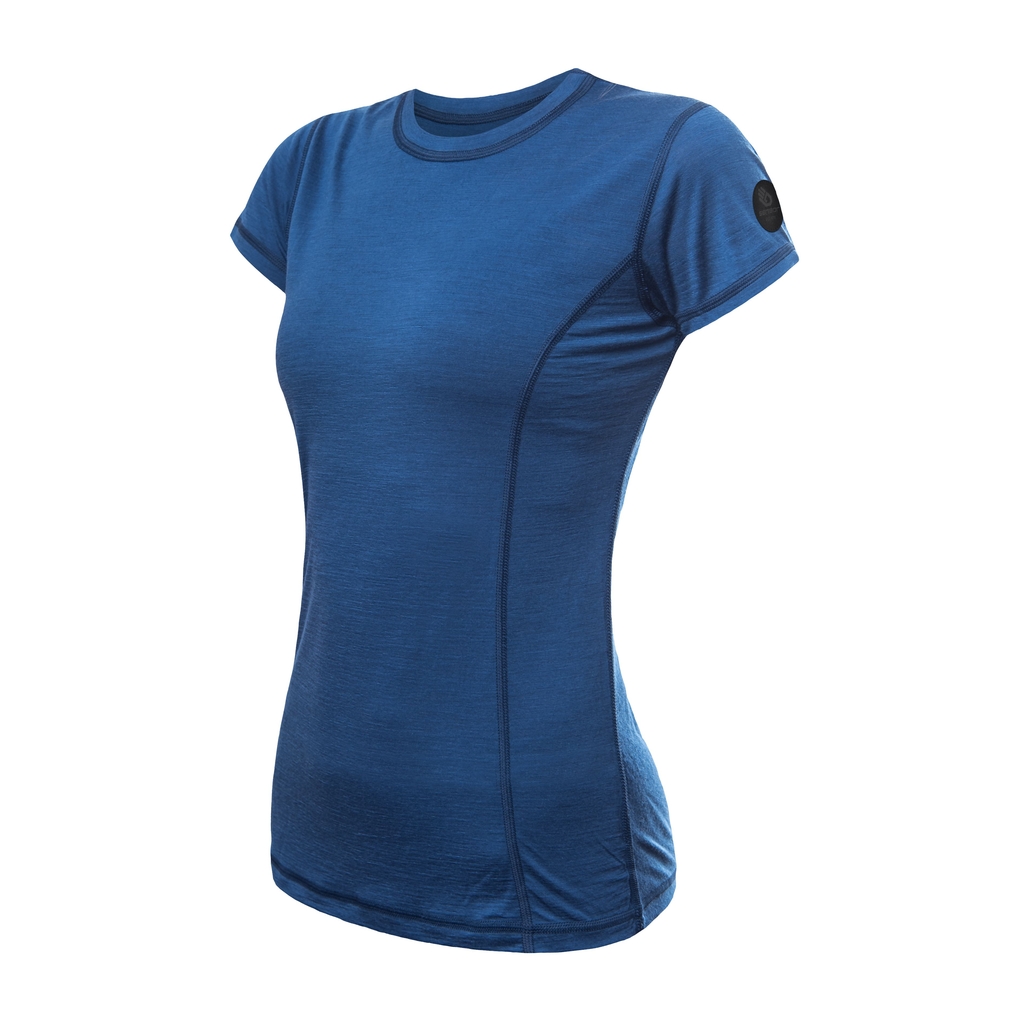 Dámské triko kr.rukáv SENSOR MERINO AIR tm.modrá 
