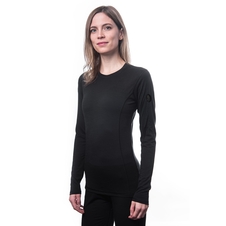Dámské triko dl.rukáv SENSOR MERINO AIR černá 
