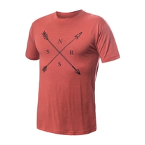 Pánské triko kr.rukáv SENSOR MERINO ACTIVE SNSR terracotta 
