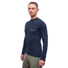 Pánské triko dl.rukáv SENSOR DOUBLE FACE deep blue 