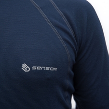 Pánské triko dl.rukáv SENSOR DOUBLE FACE deep blue 