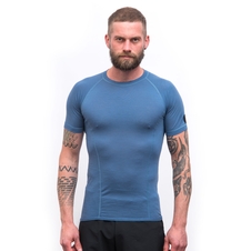 Pánské triko kr.rukáv SENSOR MERINO AIR riviera blue 