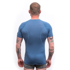 Pánské triko kr.rukáv SENSOR MERINO AIR riviera blue 